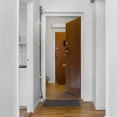 A door in a room
