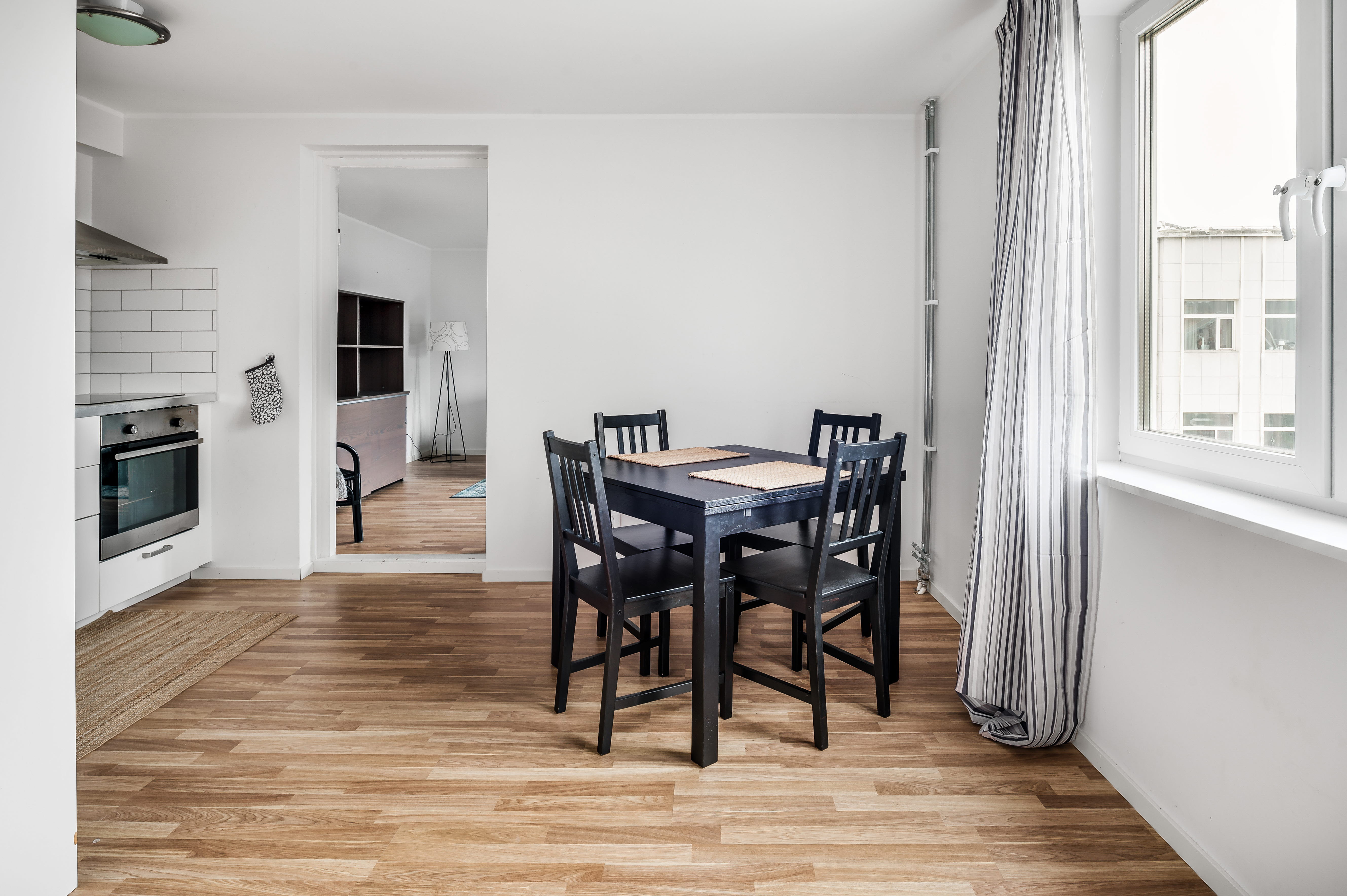 A dining room table