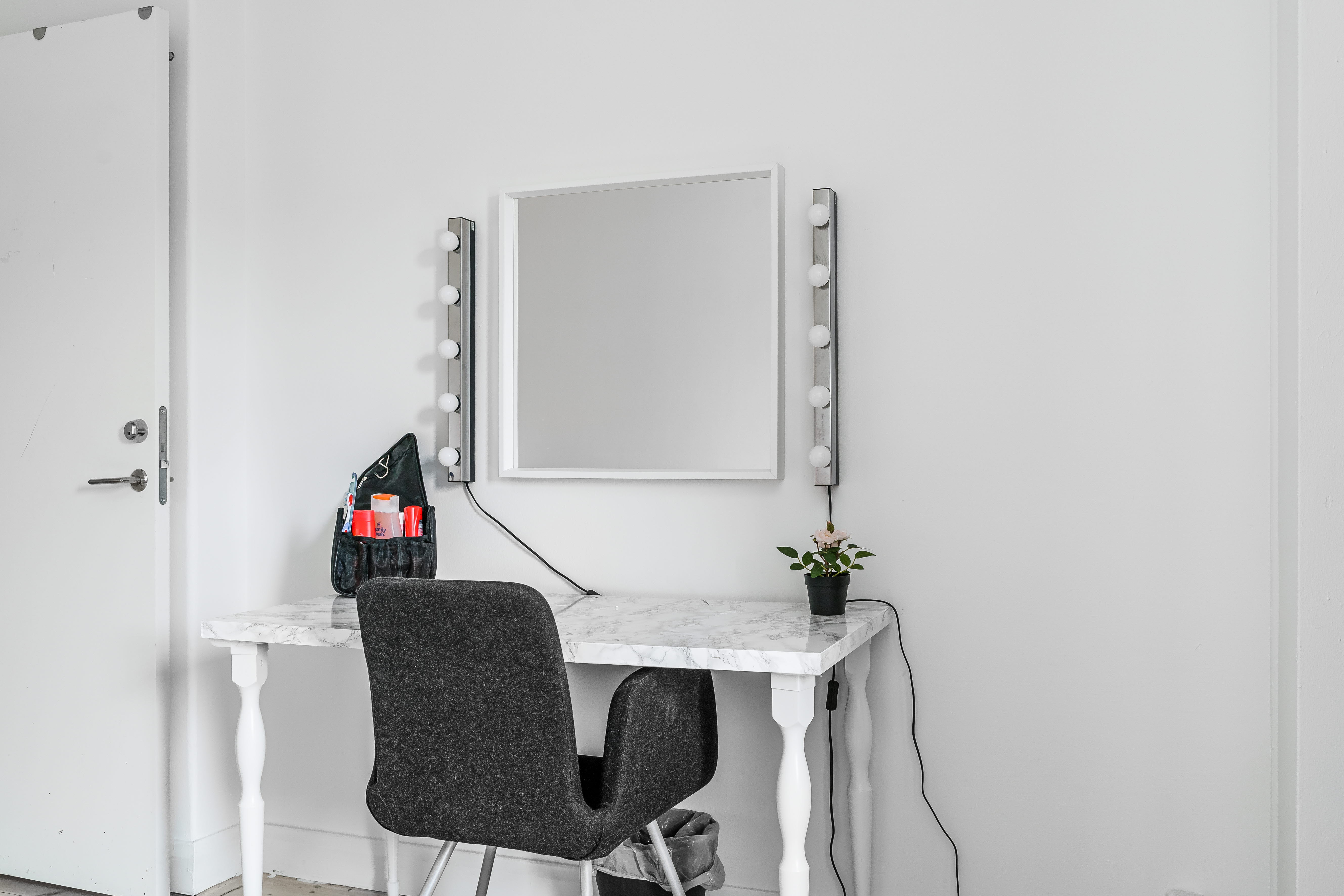 A chair in a room
