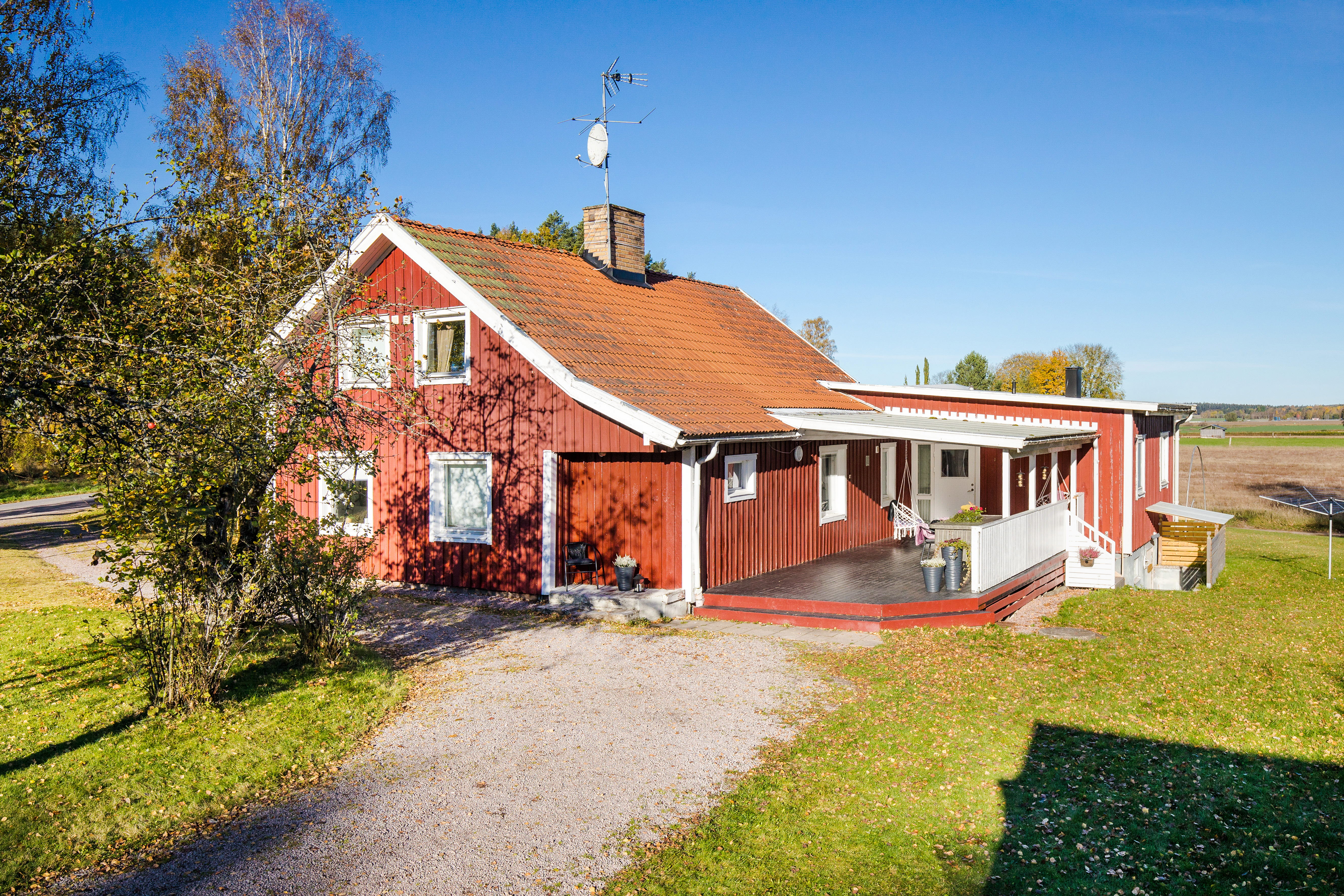 A small house on a farm