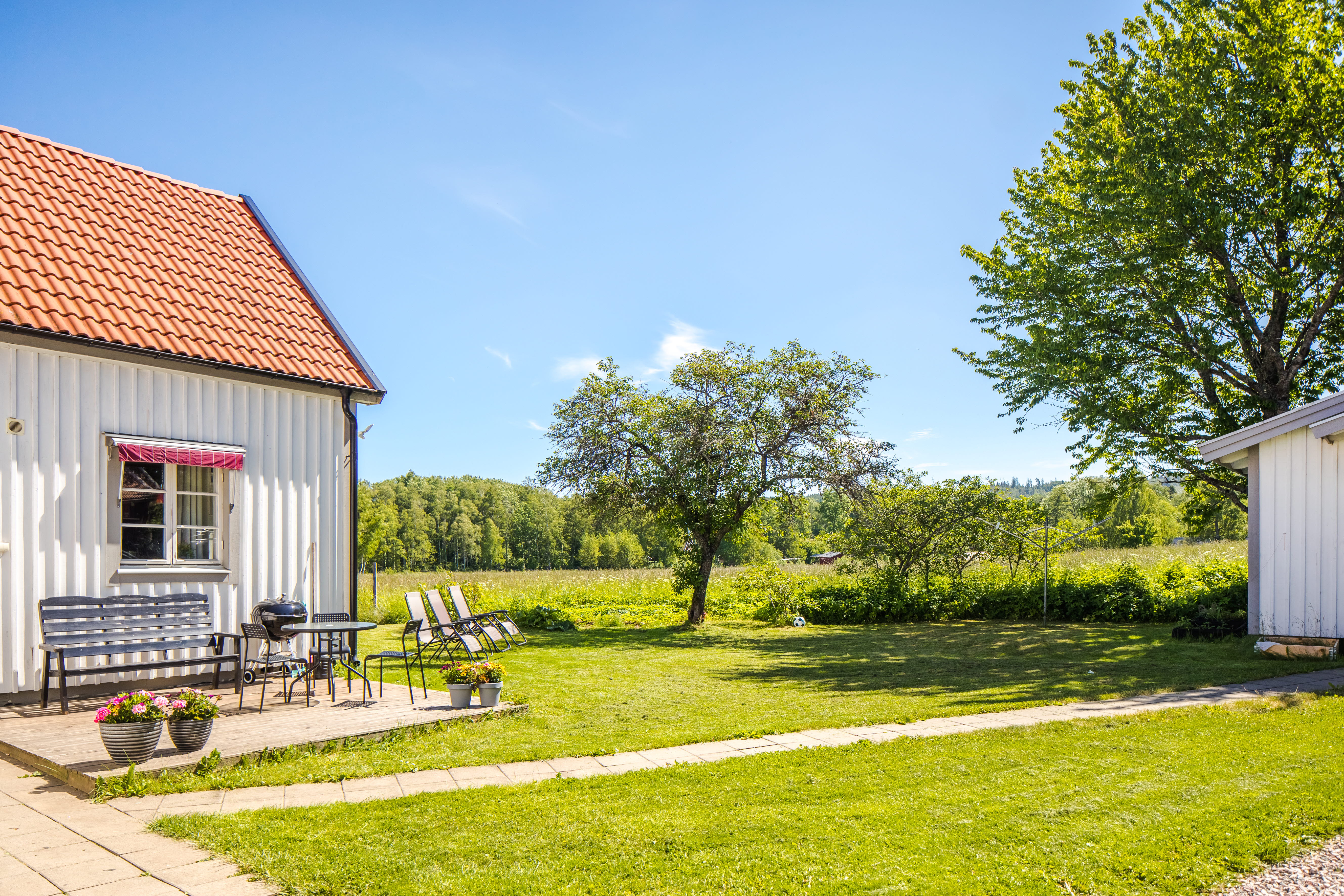 A house with a yard