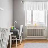 A dining room table