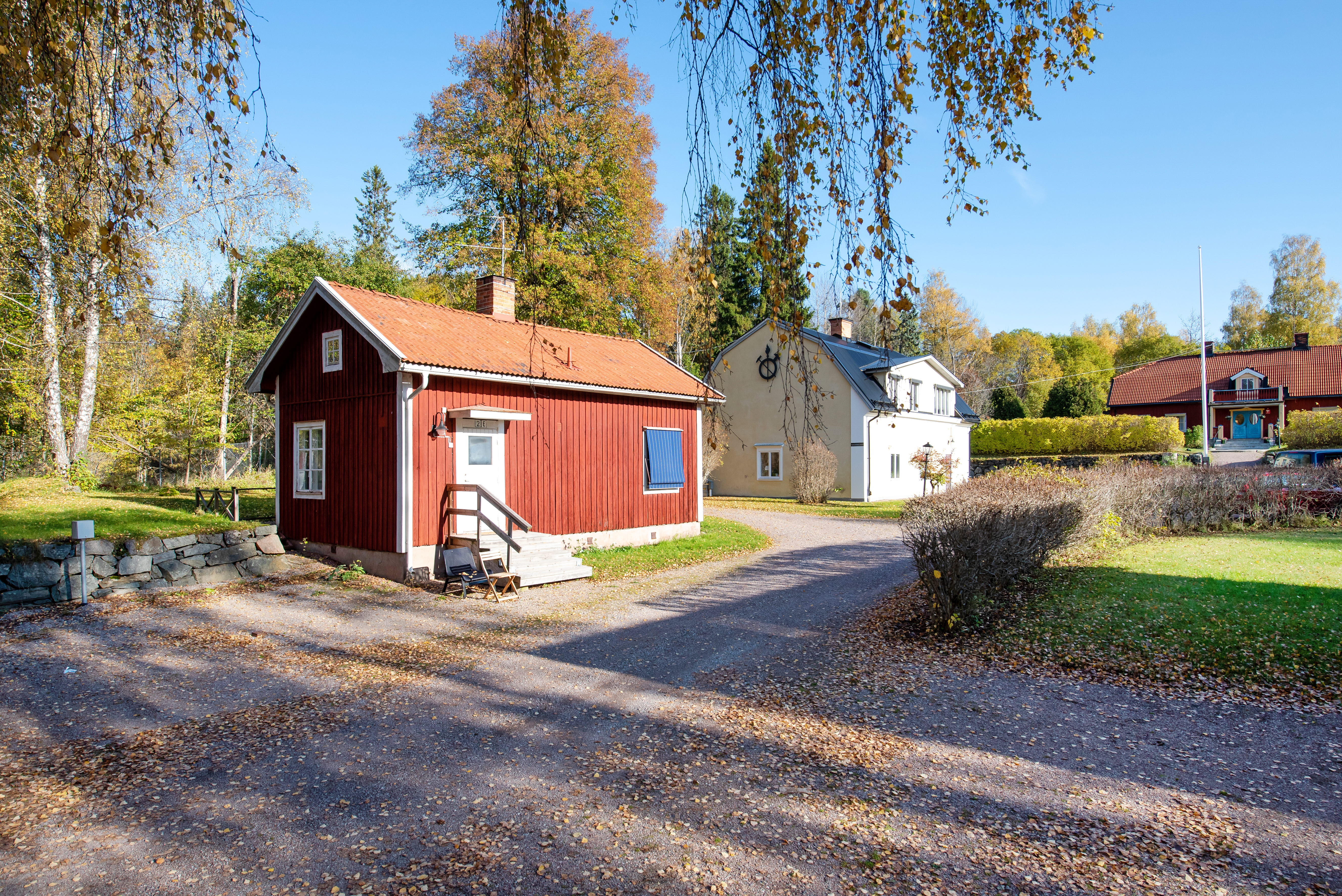 A house that is parked on the side of a road